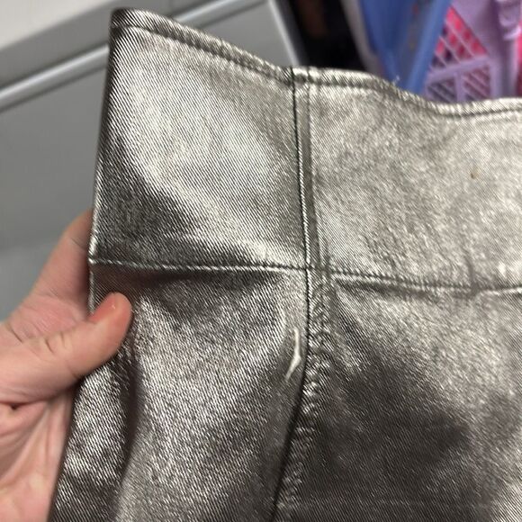 Free People Silver metallic skirt size 10 - Picture 16 of 16